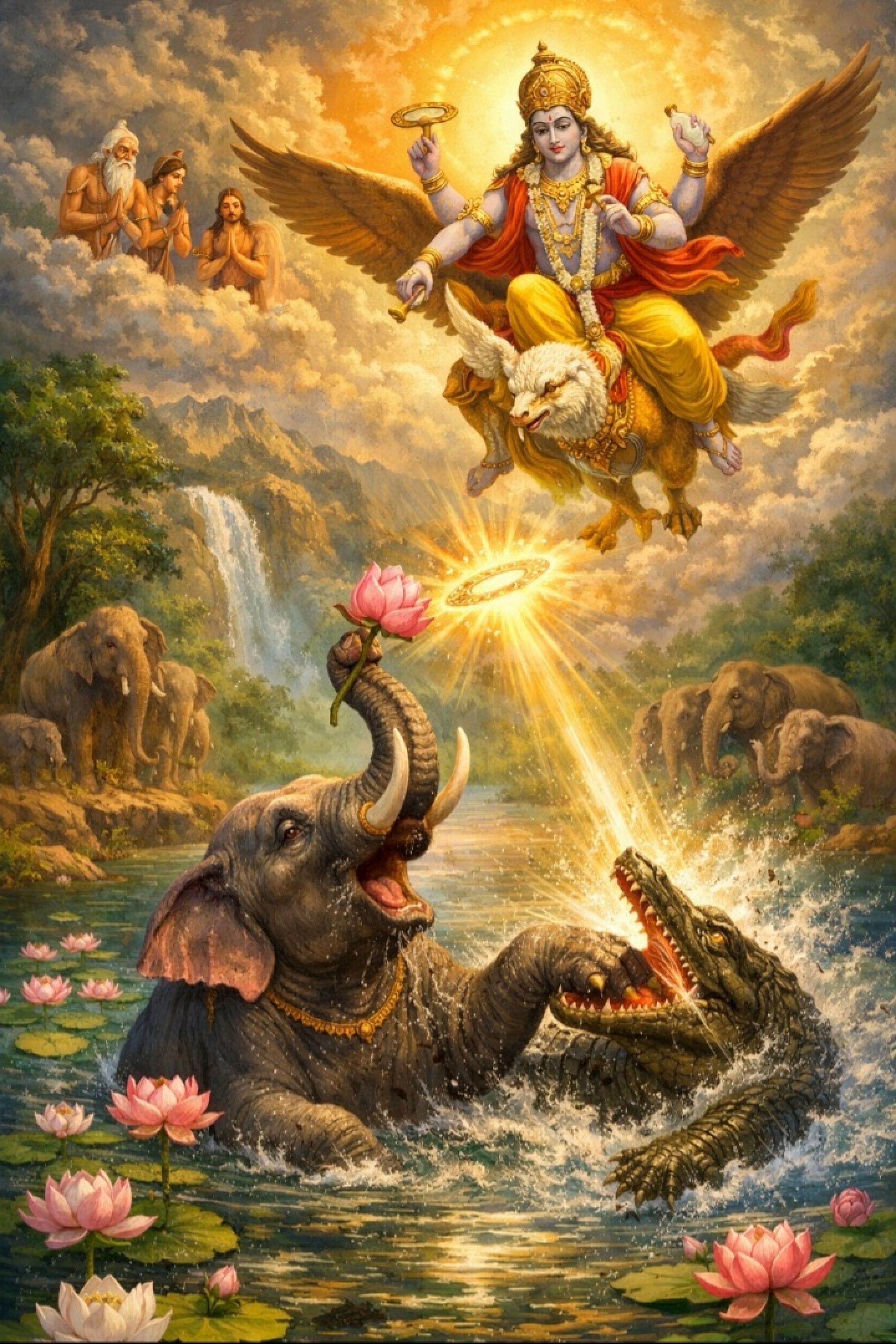 श्री हरि अवतार – गजेन्द्र मोक्ष की मार्मिक कथा