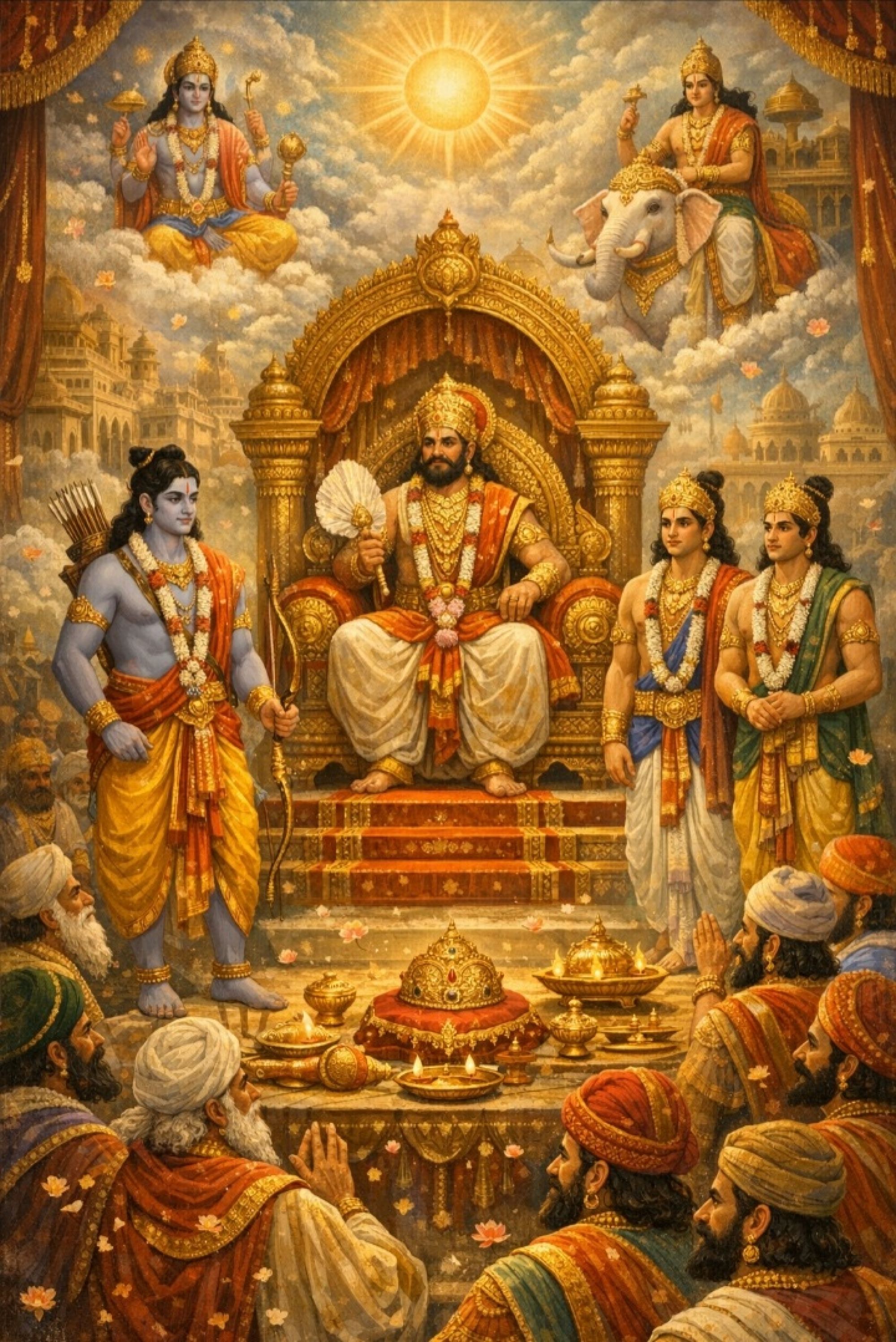 आदर्श पुरुष श्रीराम — राज्याभिषेक की ओर बढ़ता अयोध्या का स्वर्णिम क्षण