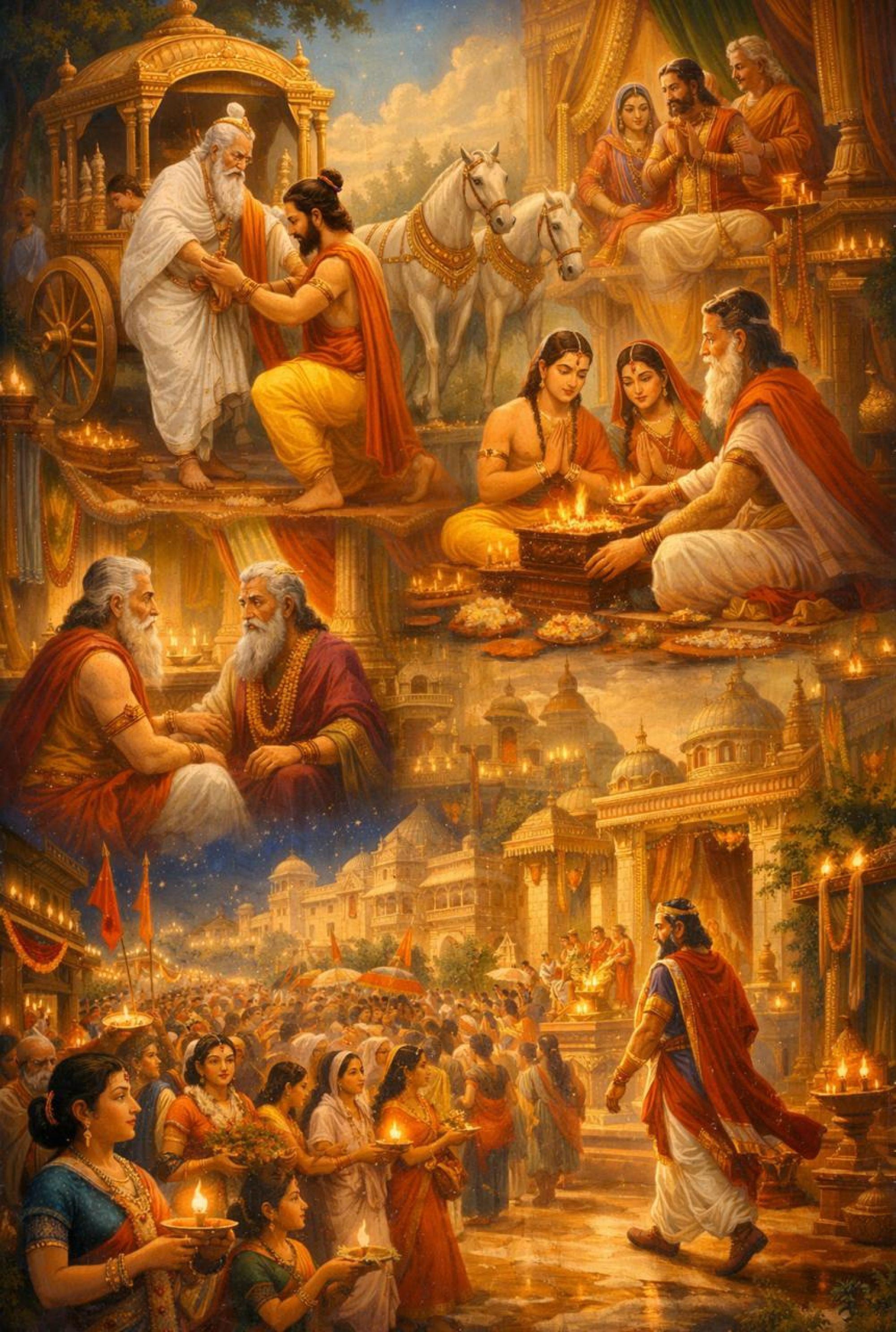 राज्याभिषेक की प्रतीक्षा — प्रेम, श्रद्धा और उल्लास की कहानी