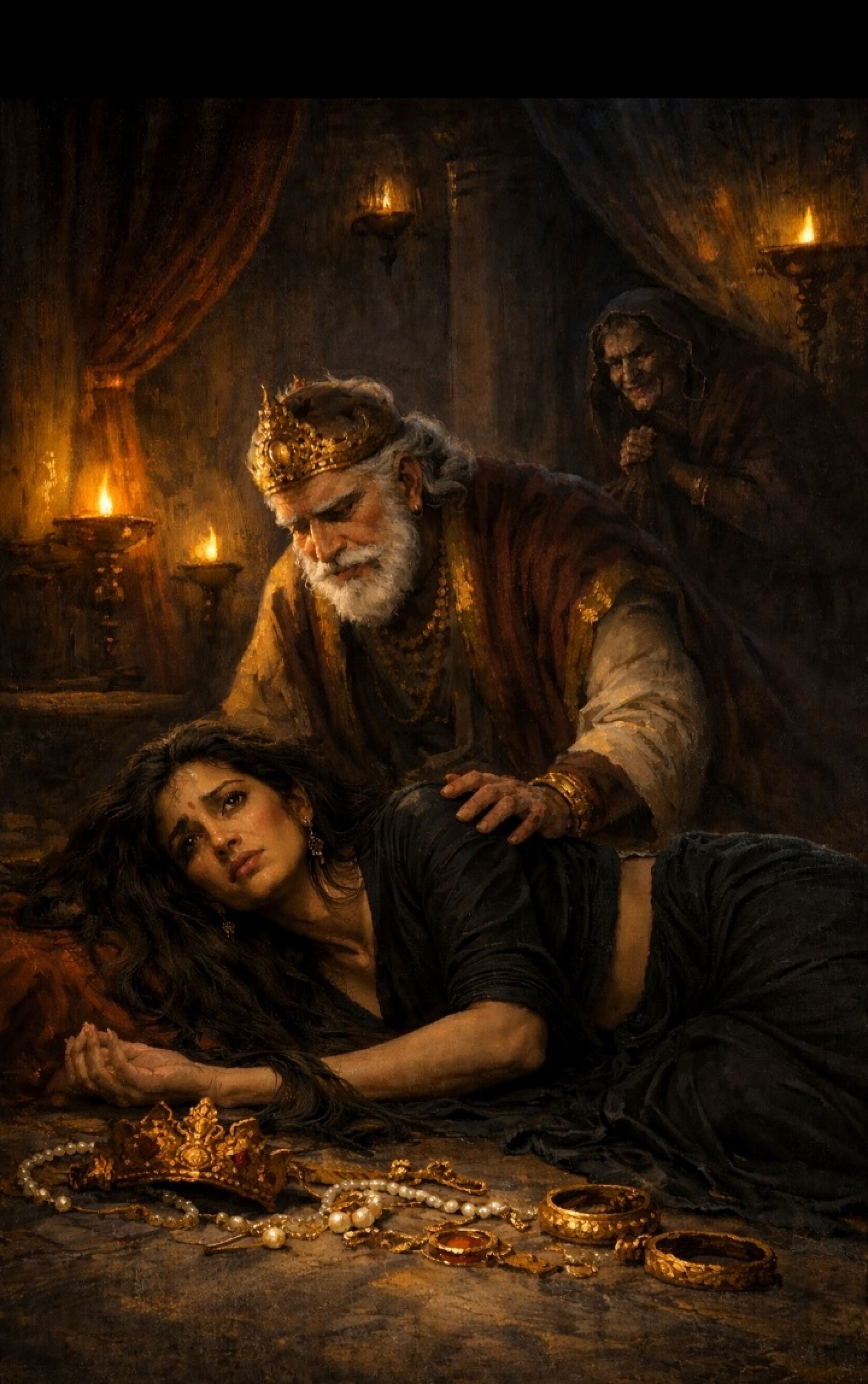 कोपभवन की रात — प्रेम, भ्रम और विनाश की शुरुआत