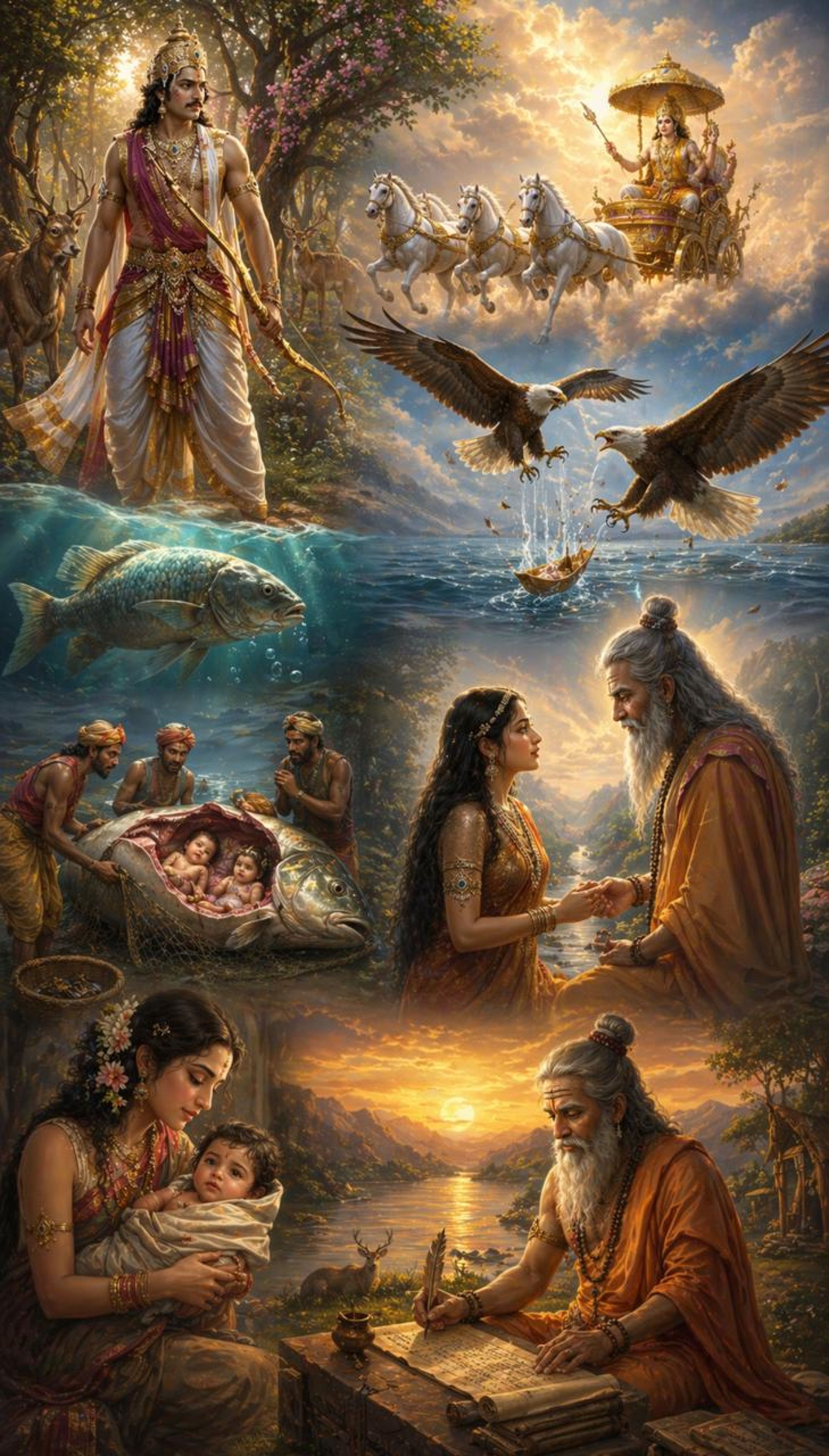 श्रीव्यासअवतार की कथा