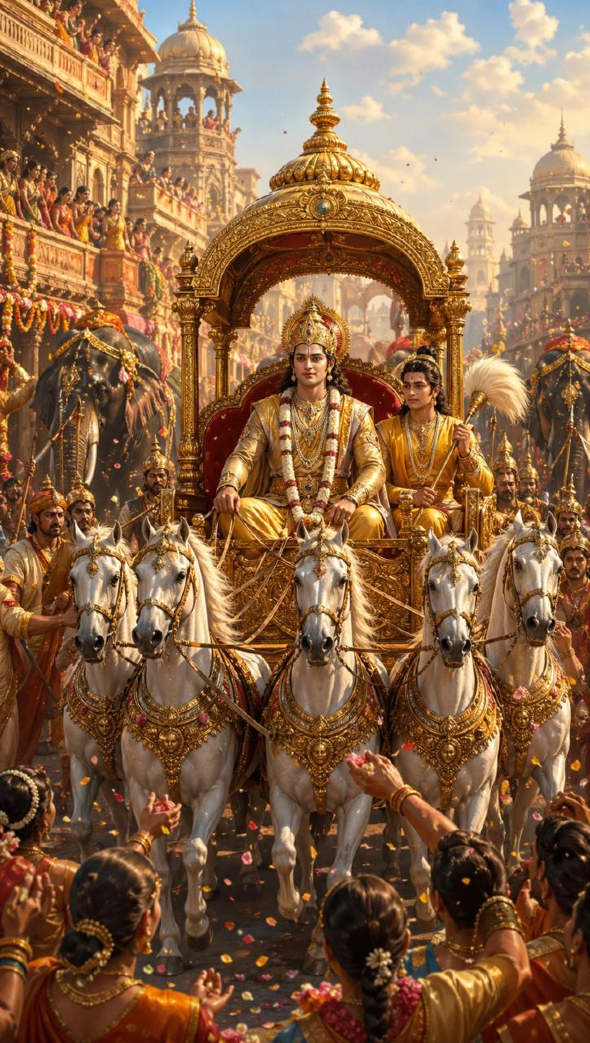 आनंदमयी यात्रा—अभिषेक की आशा में अग्रसर श्रीराम