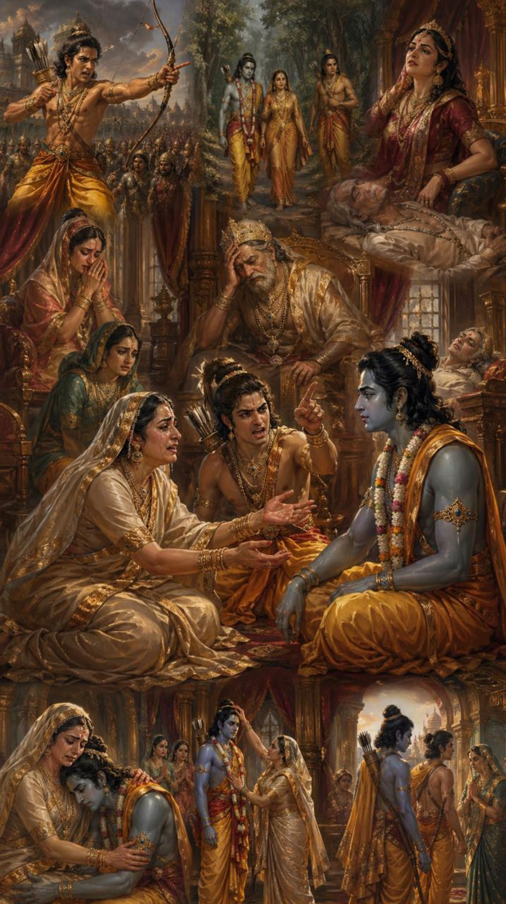 अधीर हृदय, अडिग धर्म — अयोध्या का करुण प्रसंग