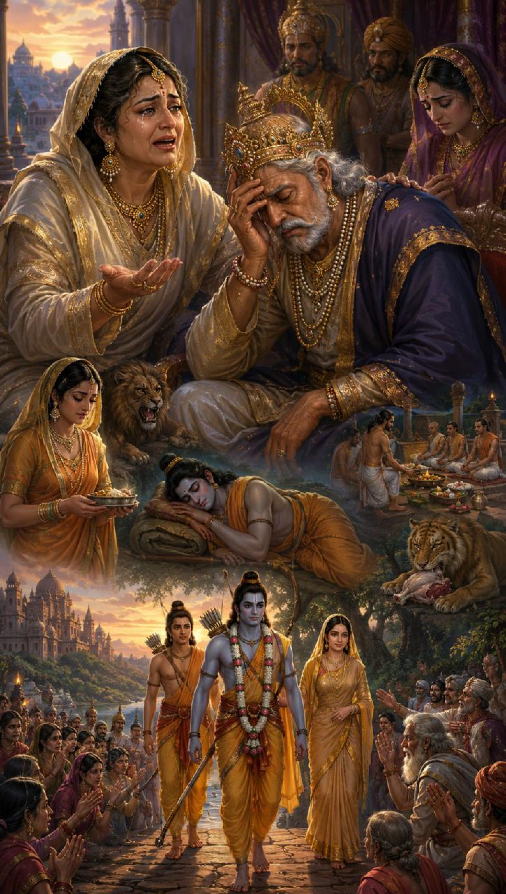 कौसल्या का विलाप — राम-वियोग में टूटता अयोध्या का हृदय