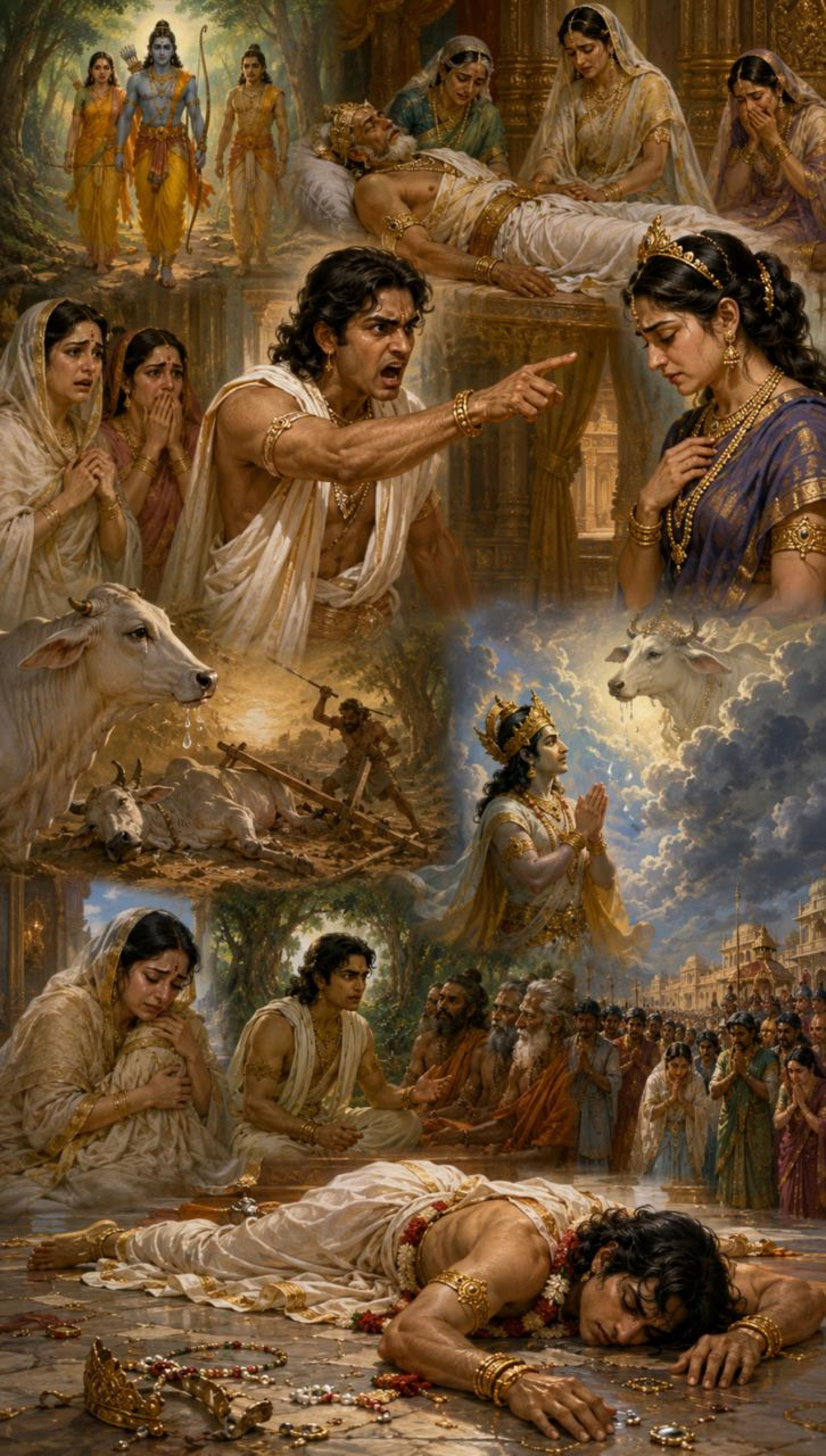 भरत का धर्माग्नि-सा प्रज्वलित क्रोध — माता कैकेयी के सम्मुख फूटा हृदय का ज्वालामुखी
