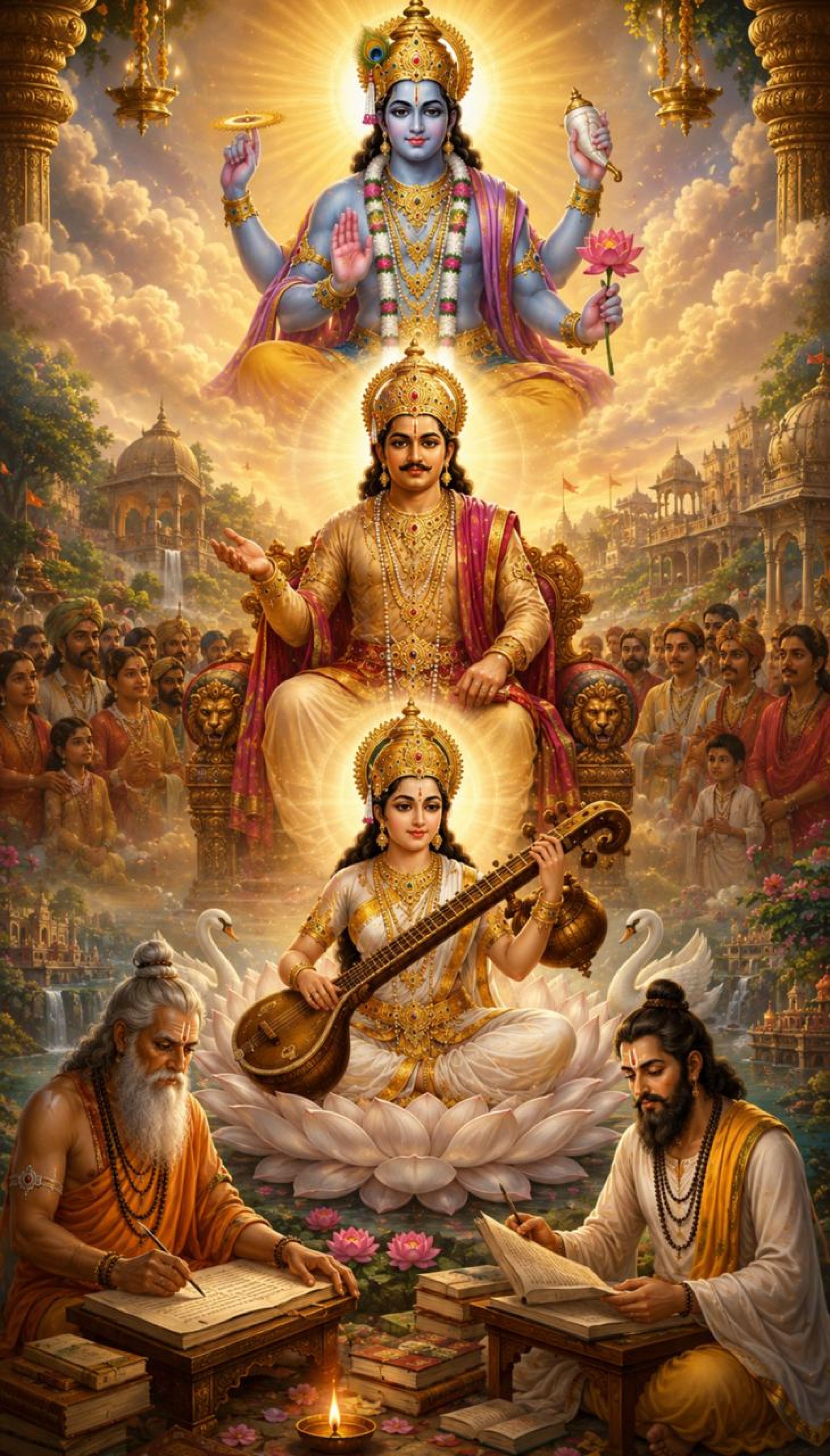 मंगलाचरण — श्रद्धा, ज्ञान और आदर्शों का वंदन