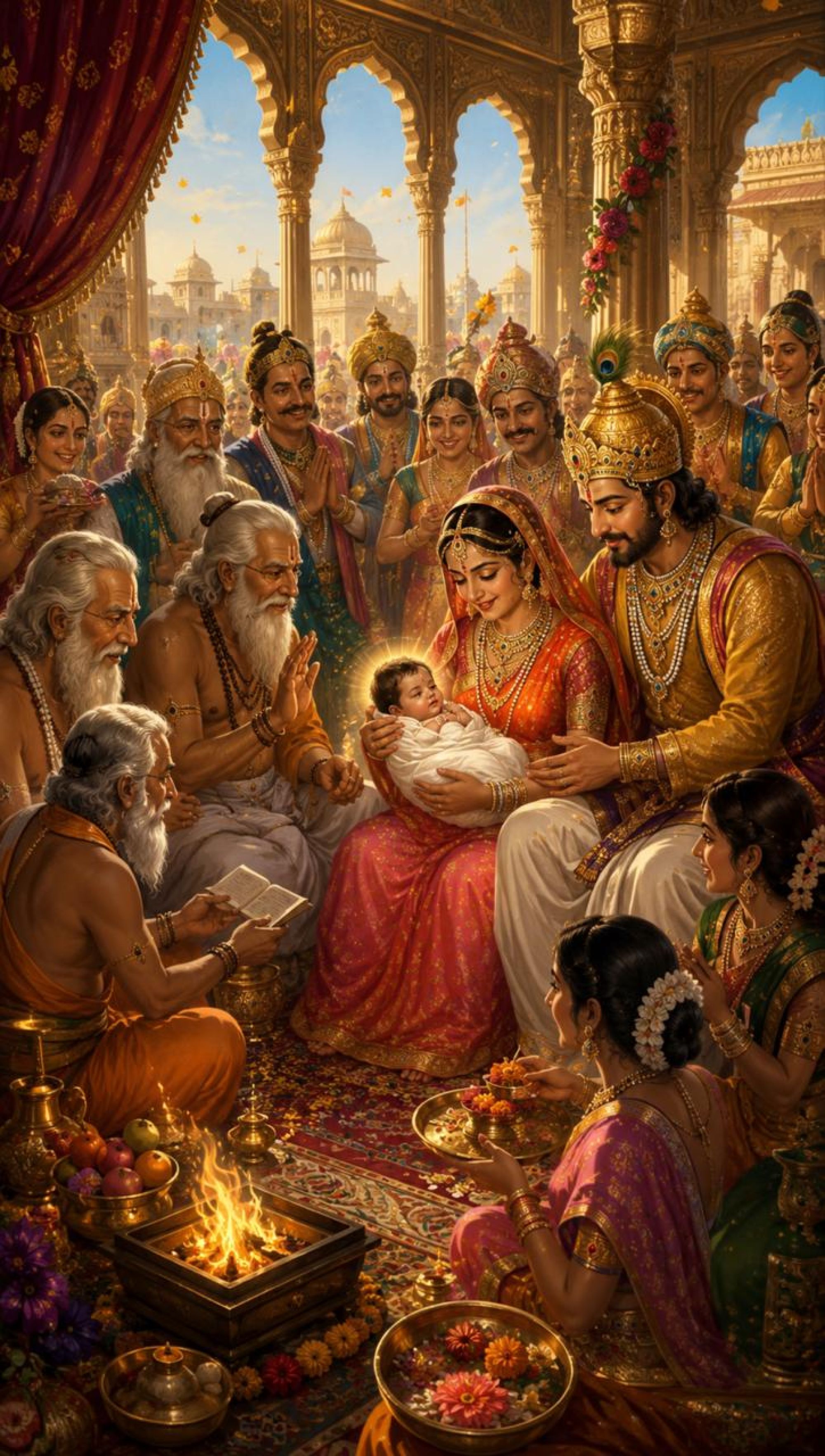 महाराज वल्लभसेन और महारानी भगवती का दिव्य चरित्र : महाराज अग्रसेन के जन्म की पावन भूमिका