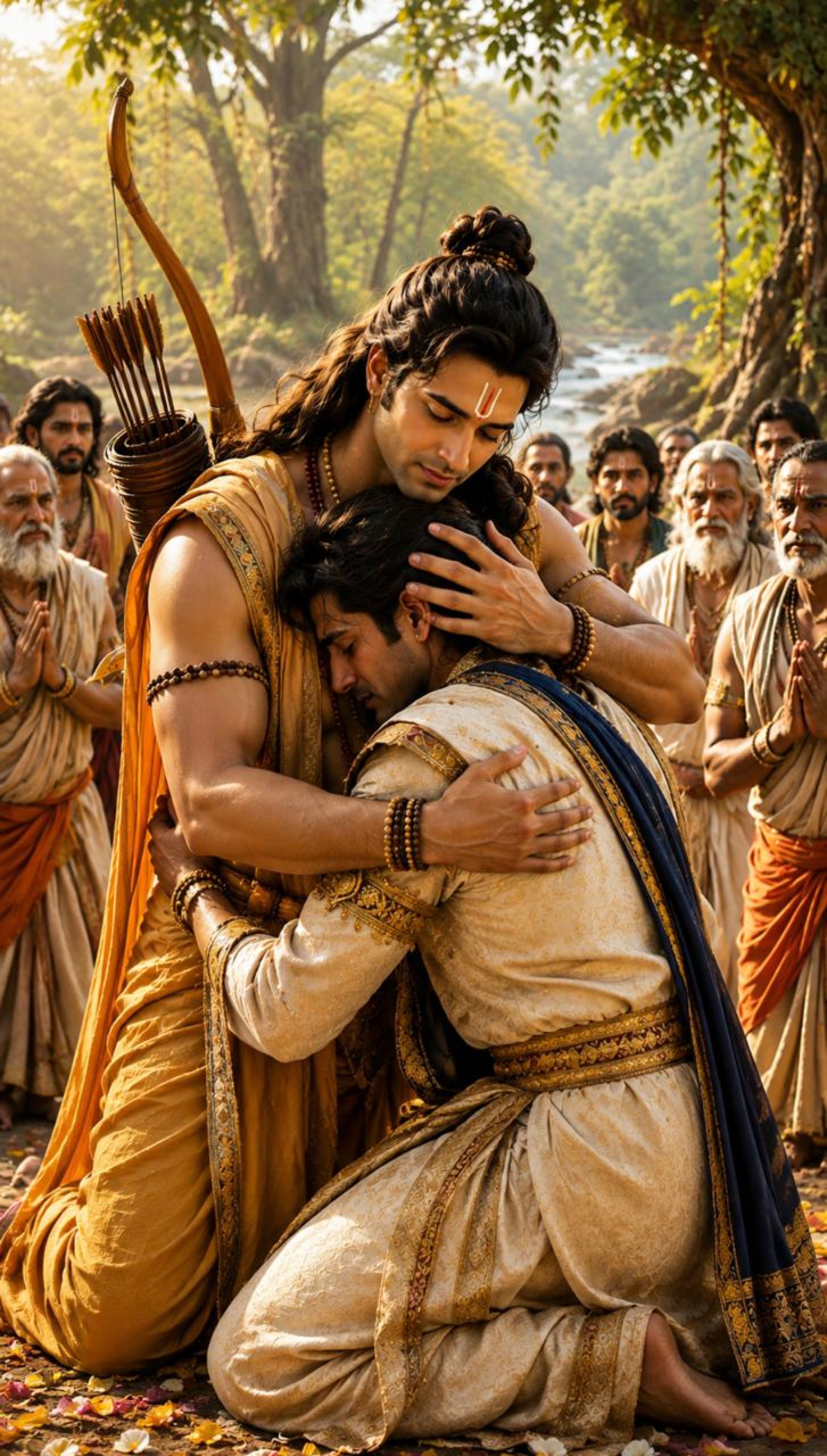 श्रीराम का भरत के प्रति वात्सल्य और आदर्श राज्य-धर्म का उपदेश