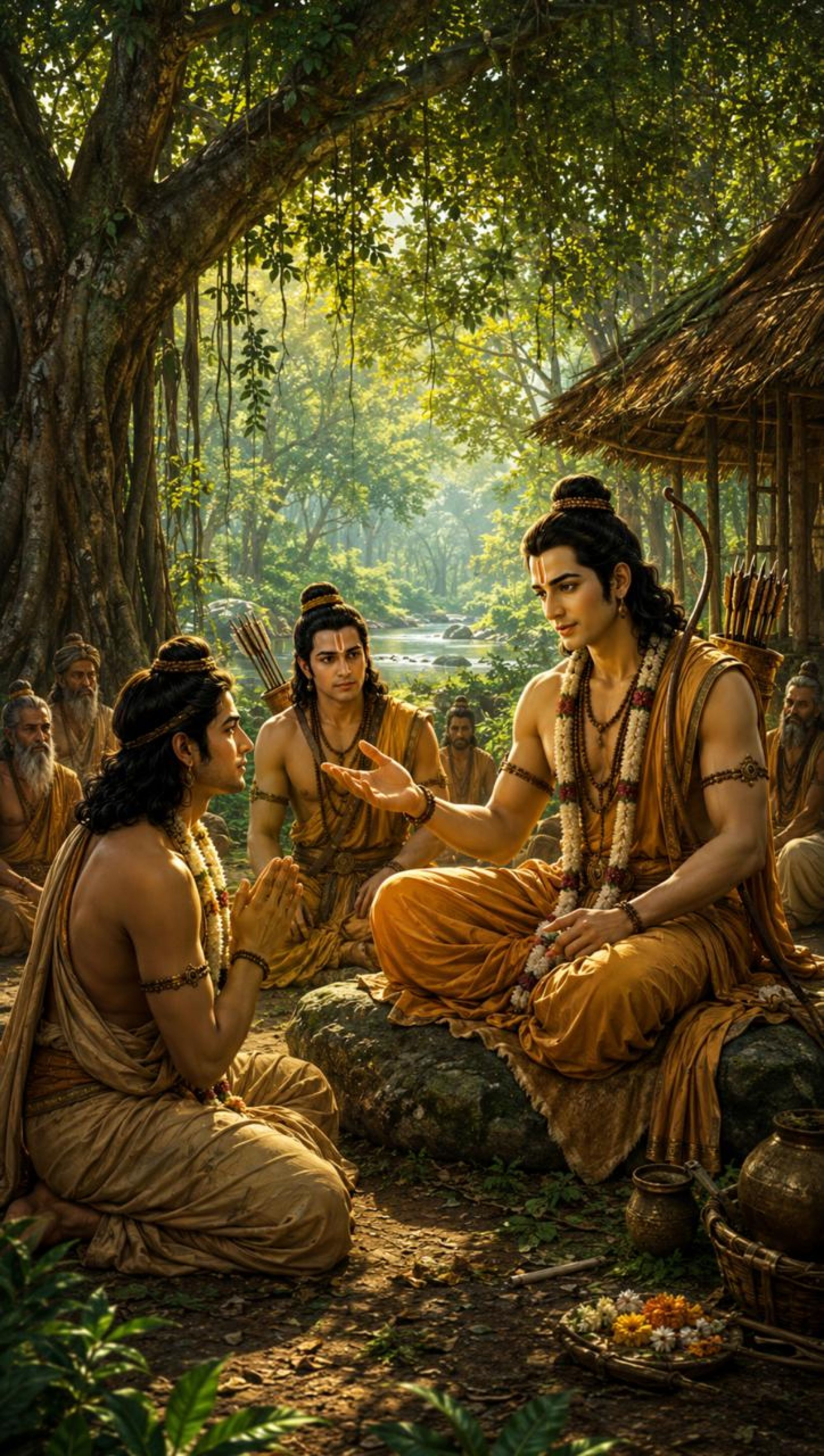  🌿आदर्श राजा का धर्म: श्रीराम का भरत को राज्य-नीति का अंतिम उपदेश
