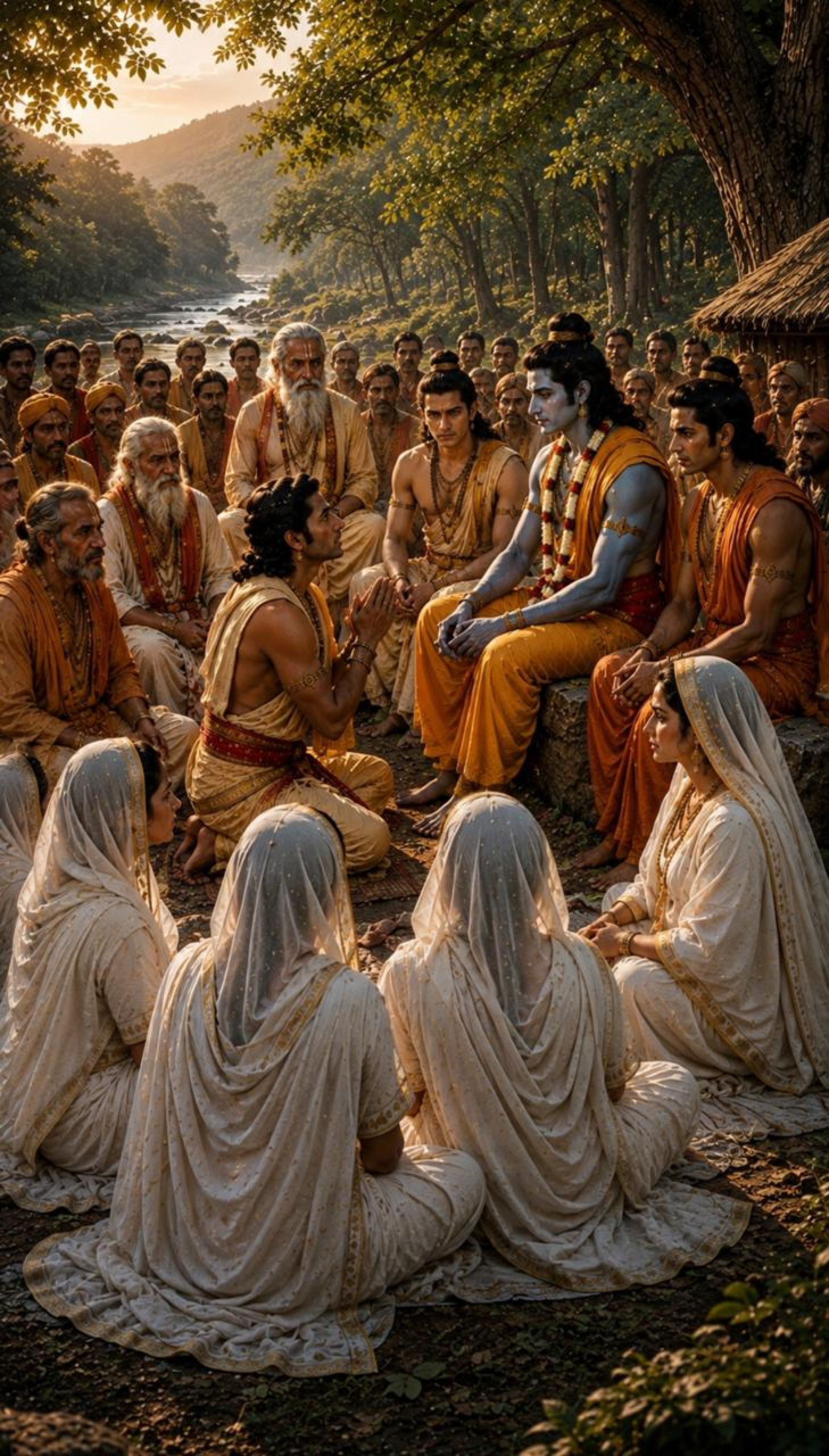 भरत की करुण प्रार्थना और श्रीराम का धर्ममय उत्तर — पिता के वचन की रक्षा