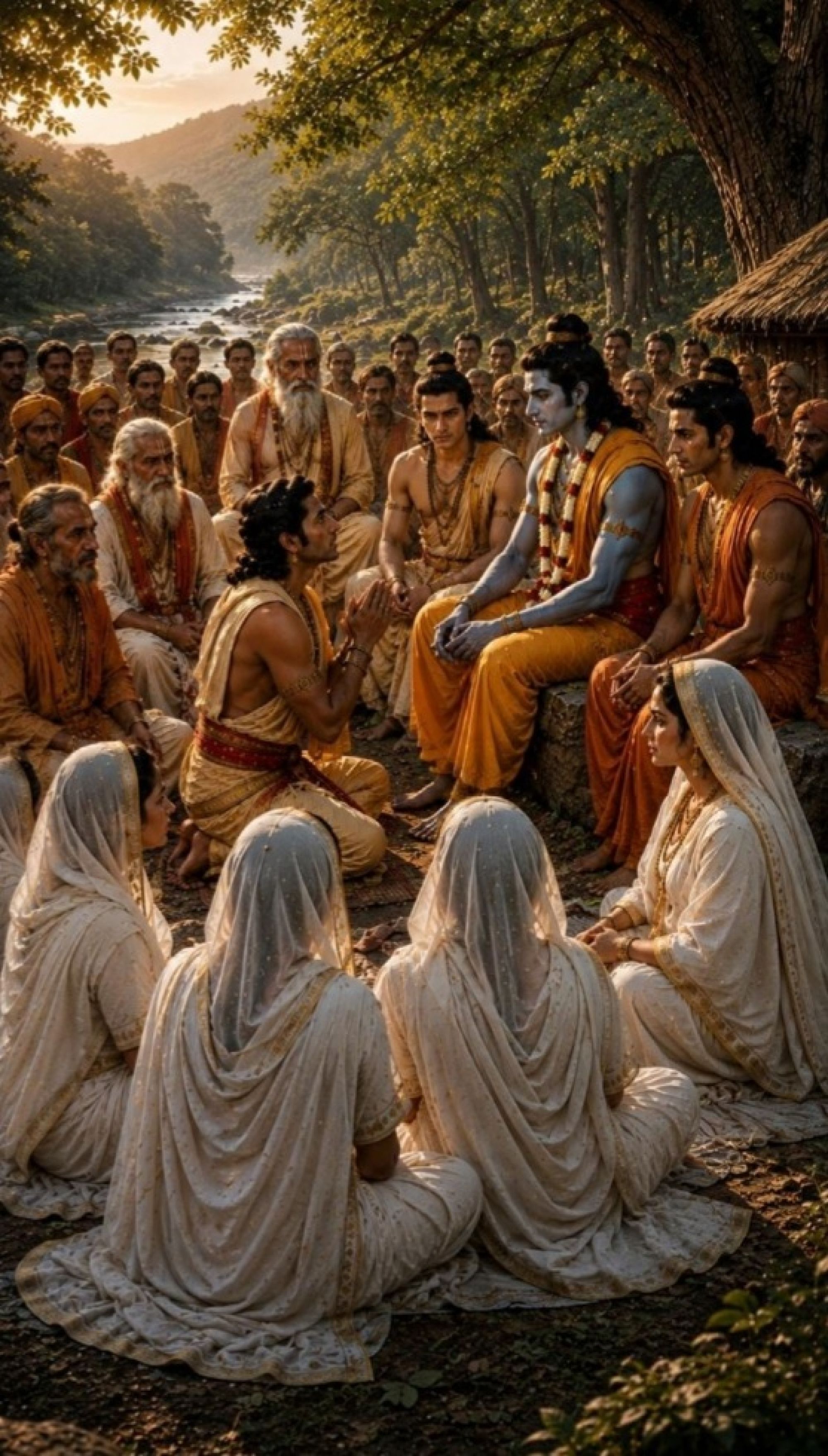 पितृ-सत्य की रक्षा — श्रीराम और भरत का भावपूर्ण संवाद