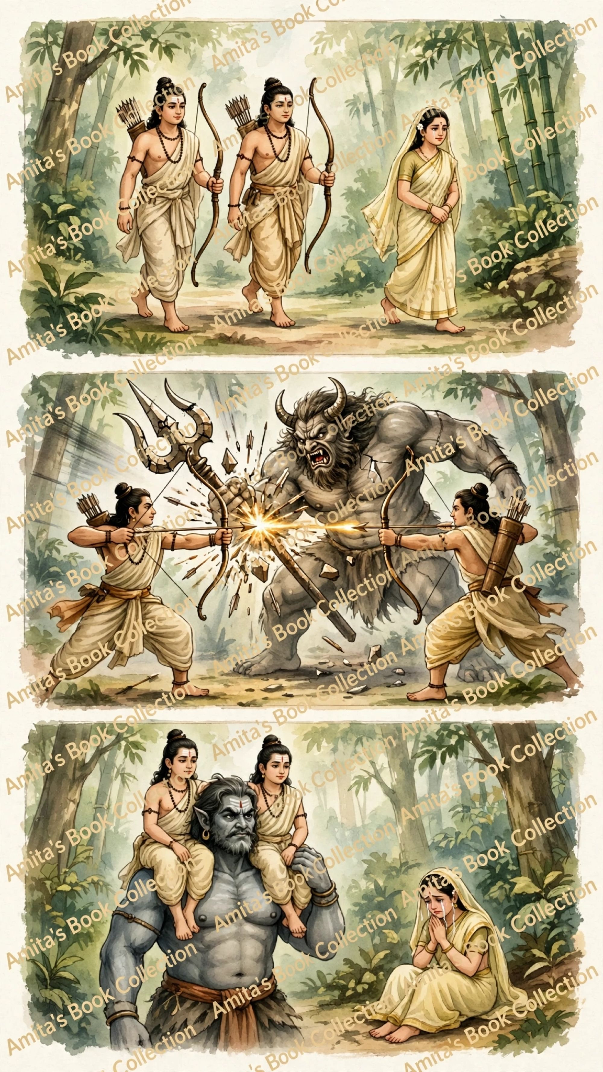 3) विराध का अहंकार और श्रीराम का अद्भुत पराक्रम