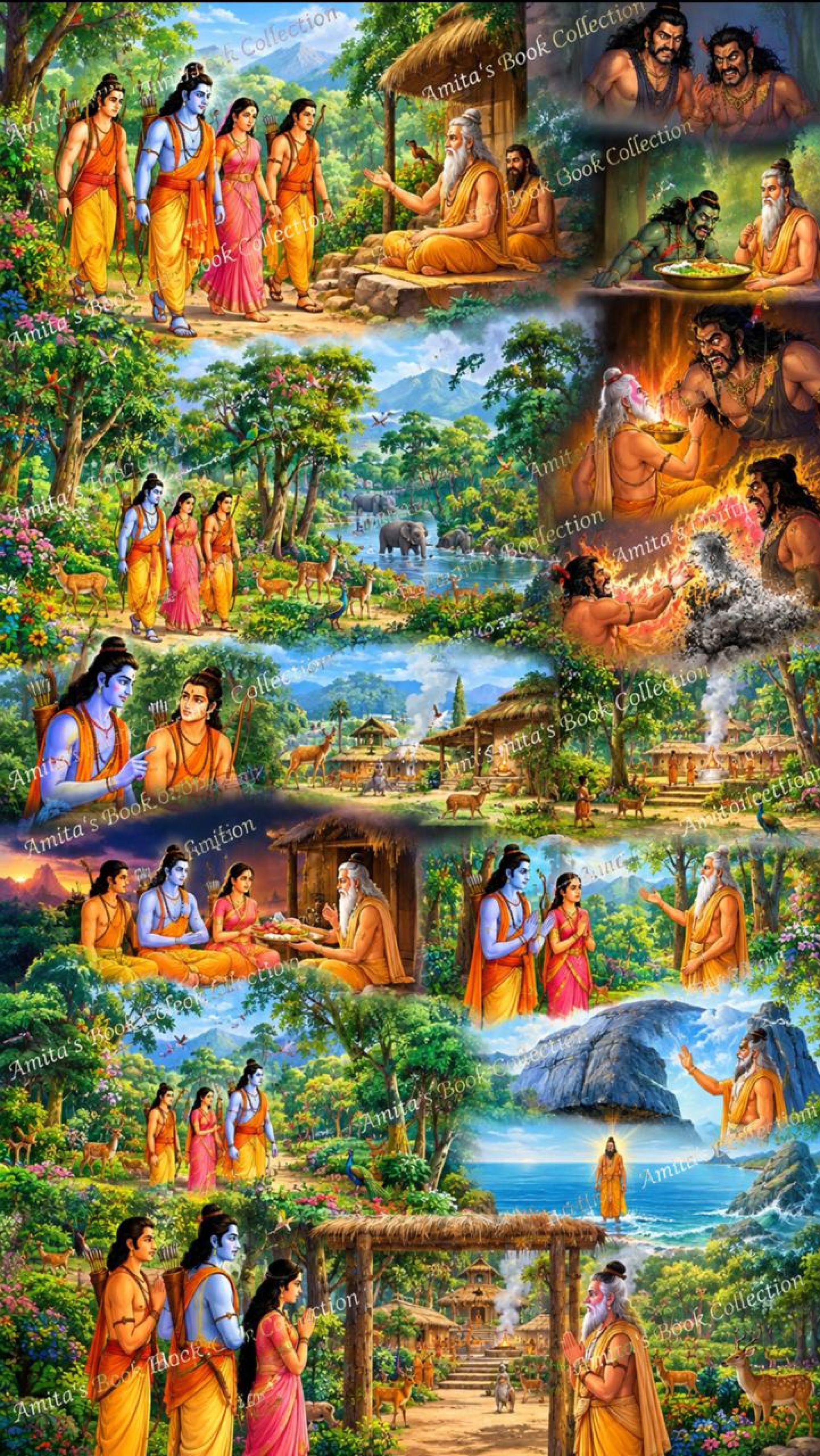 (11C) ​ महर्षि अगस्त्य के आश्रम की ओर श्रीराम की यात्रा