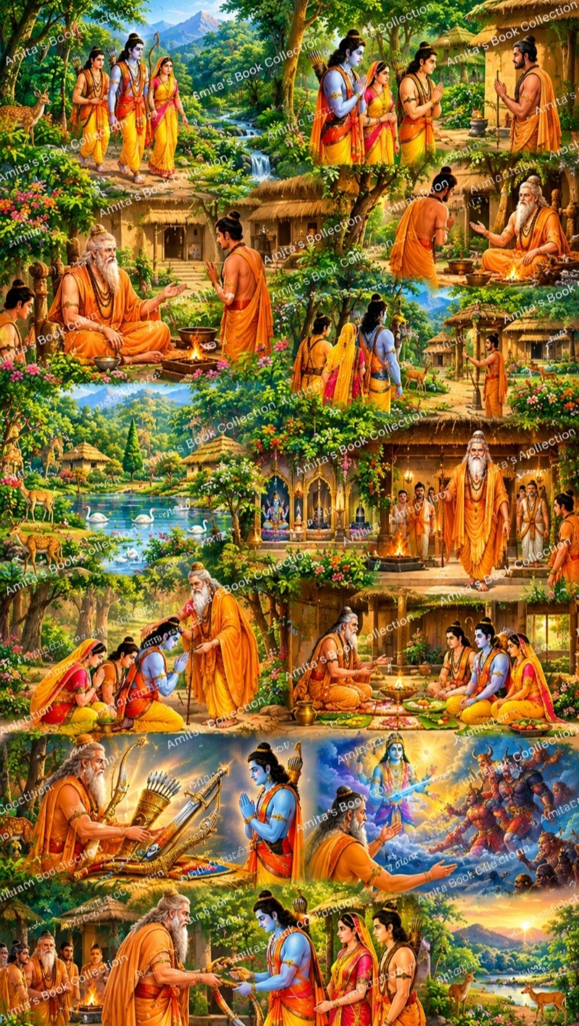 (12) महर्षि अगस्त्य के आश्रम में श्रीराम का भव्य आगमन और दिव्य आयुधों की प्राप्ति