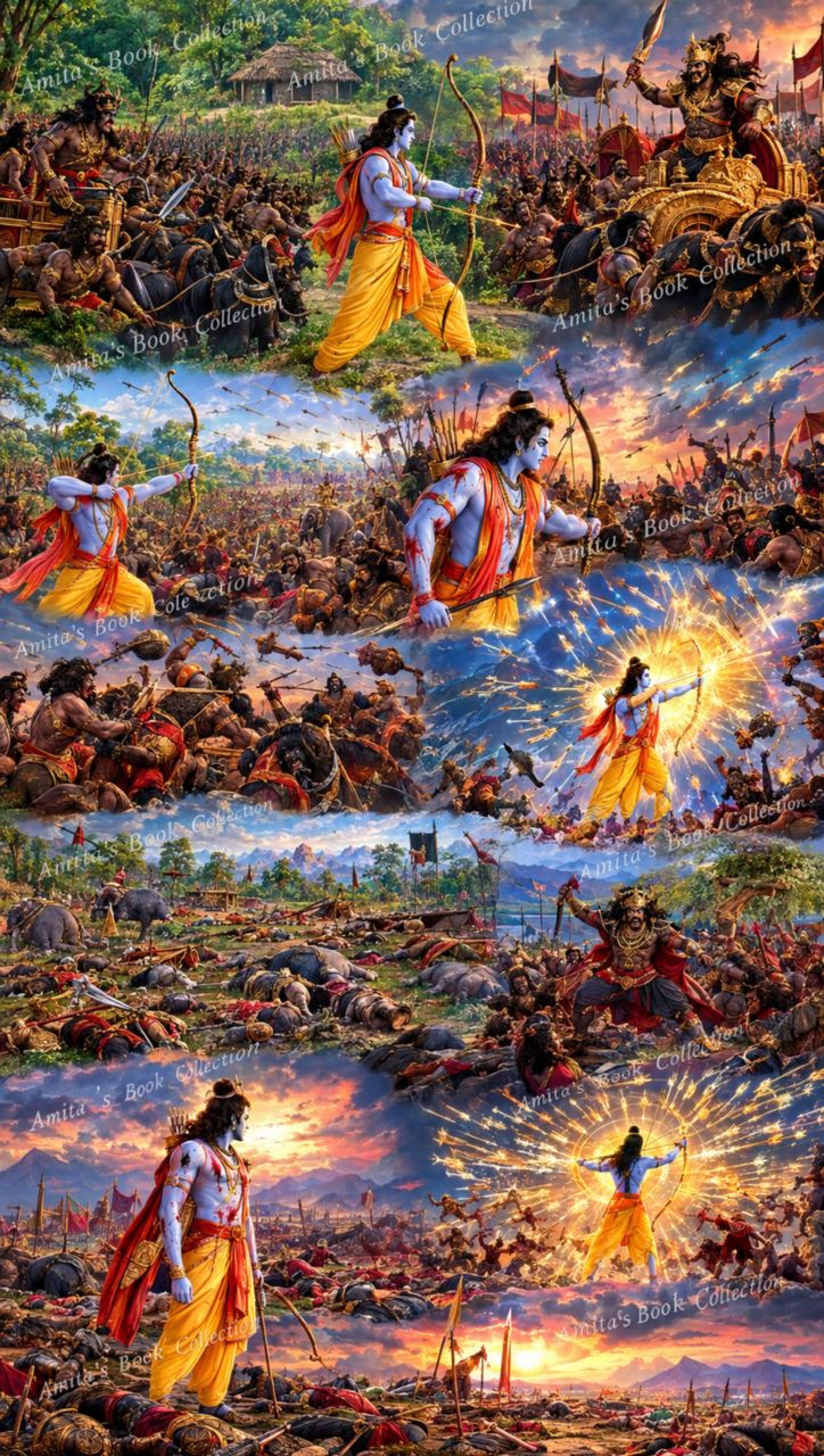 (25) श्रीराम और खर की सेना का भयंकर संग्राम