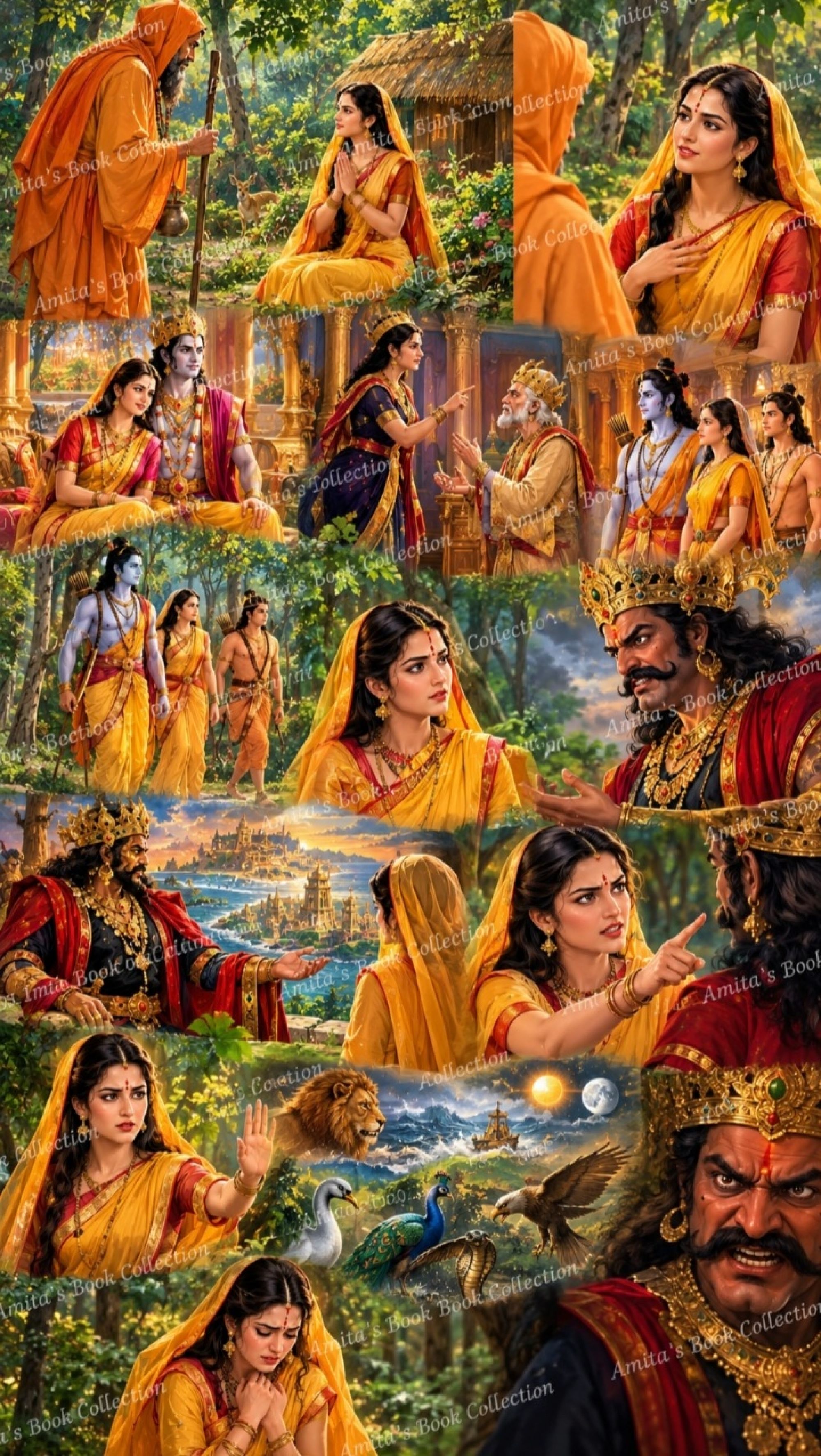 (47) ​माता सीता और रावण का संवाद: पतिव्रता सीता का अदम्य साहस और रावण का अहंकार