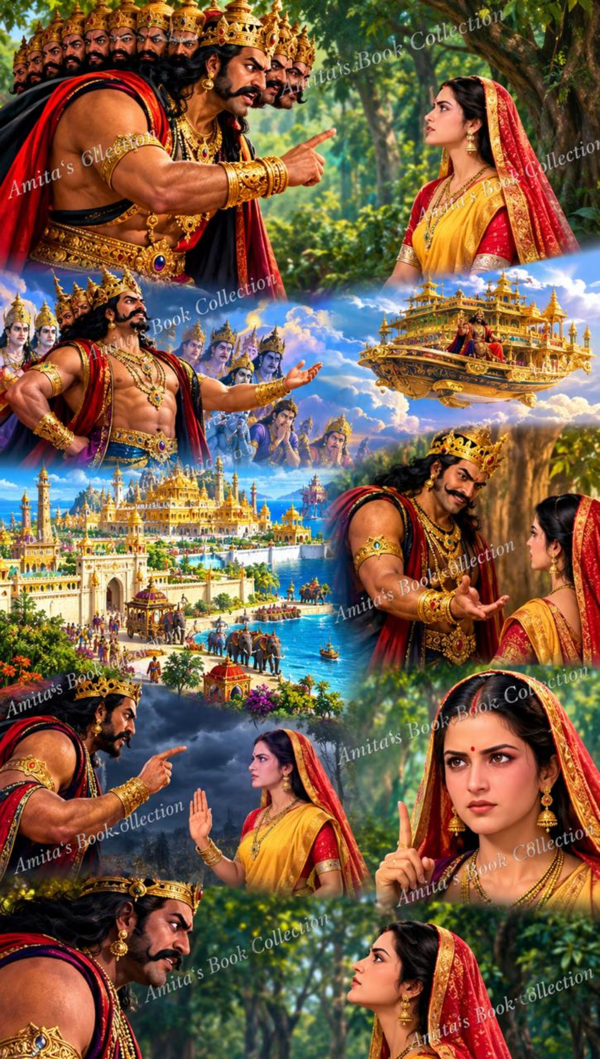 (48) ​रावण का अहंकार और माता सीता का निर्भीक उत्तर: लंका के वैभव का प्रलोभन और श्रीराम के प्रति अटूट निष्ठा
